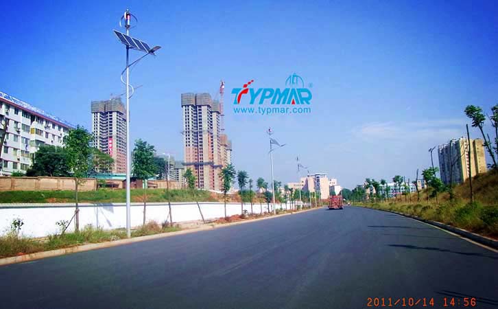 湖南長沙風光互補路燈工程 風光互補路燈