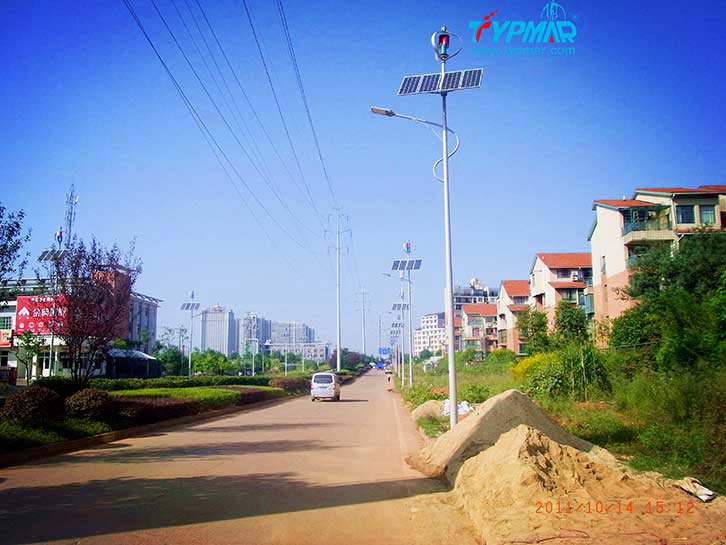 湖南長沙風光互補路燈工程 風力發(fā)電機300W